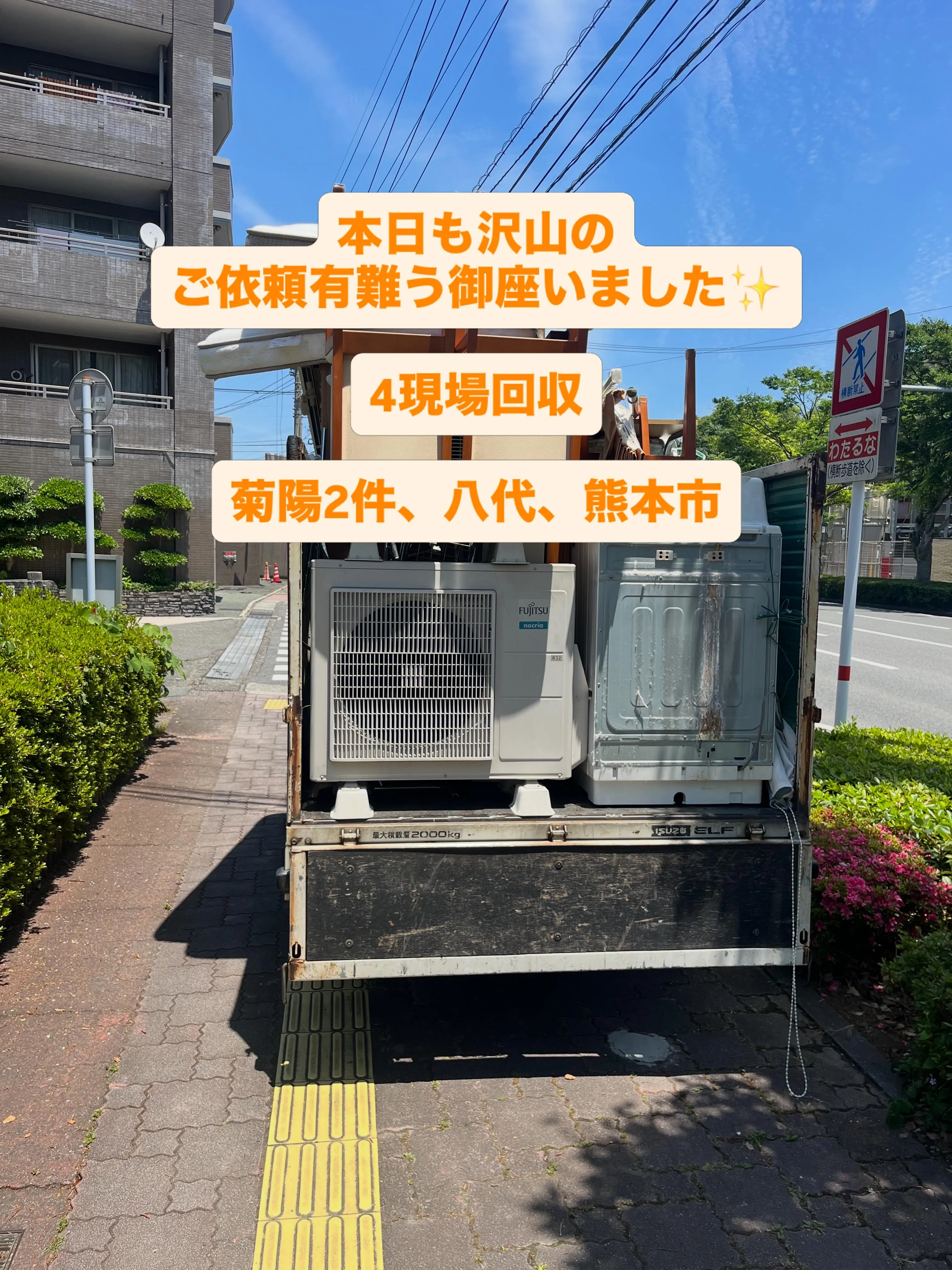 本日もたくさん回収入らせて頂き有難う御座いました✨