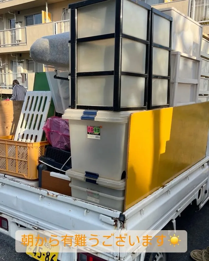 #不用品回収#残置物撤去 #痺れた1日#仲間のおかげ #お客...